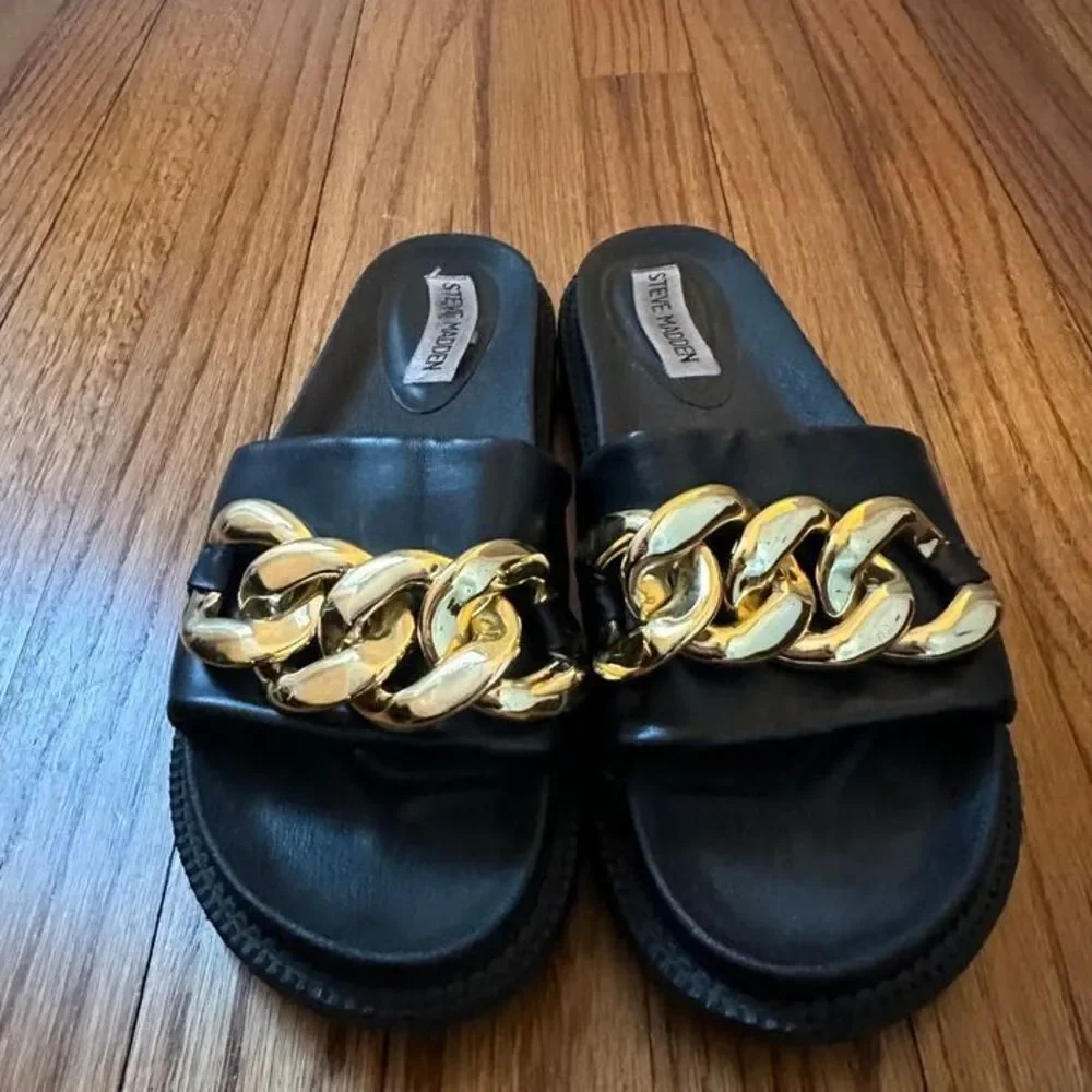 Steve Madden Slides Size 7 - Picture 2 of 5